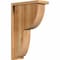 Ekena Millwork Crestline Rough Sawn Corbel w/Backplate, Western Red Cedar, 6"W x 14"D x 22"H COR06X14X22CRE01RWR - alternate 1